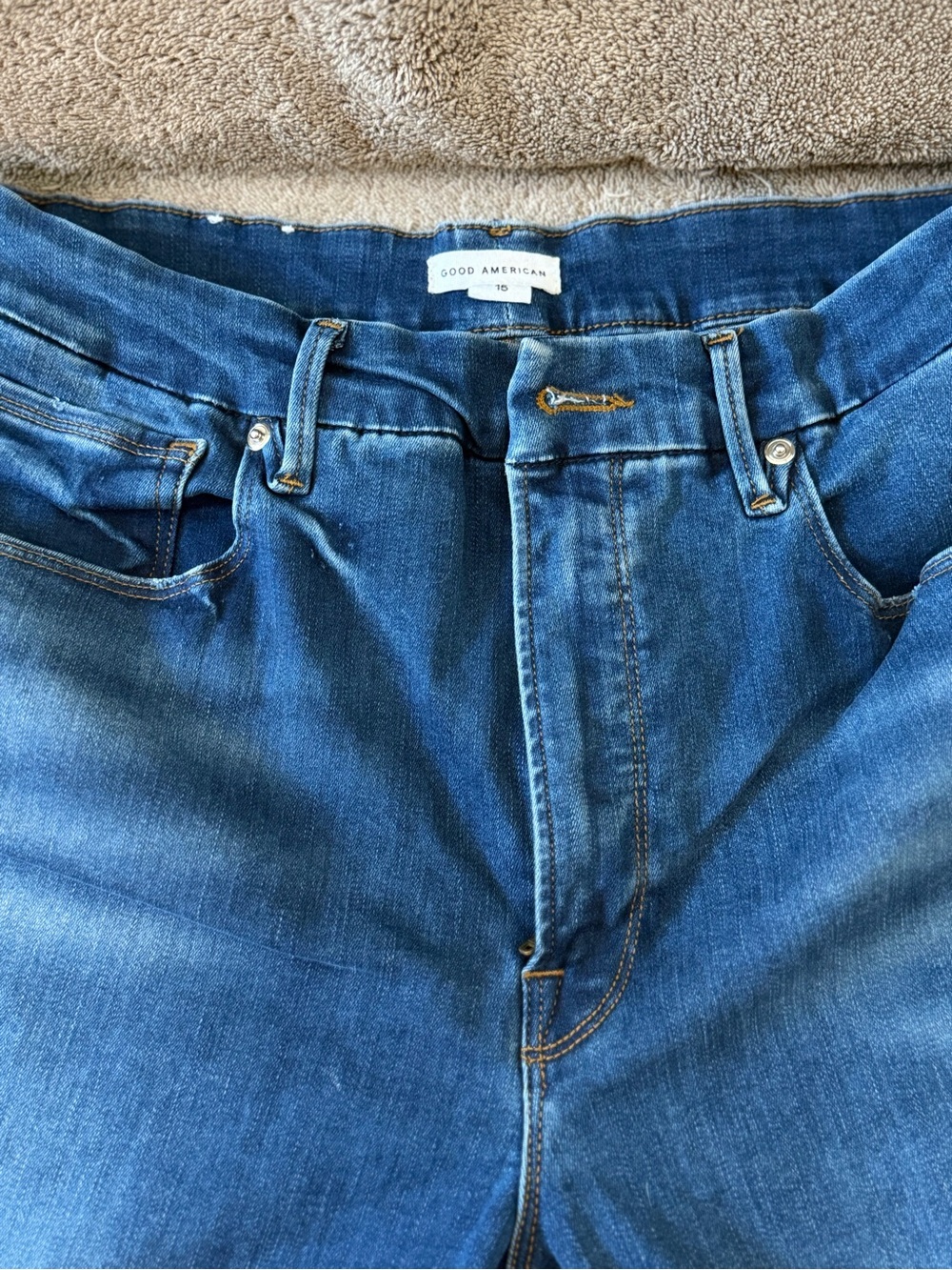 Good American Women's Blue Flare Jeans